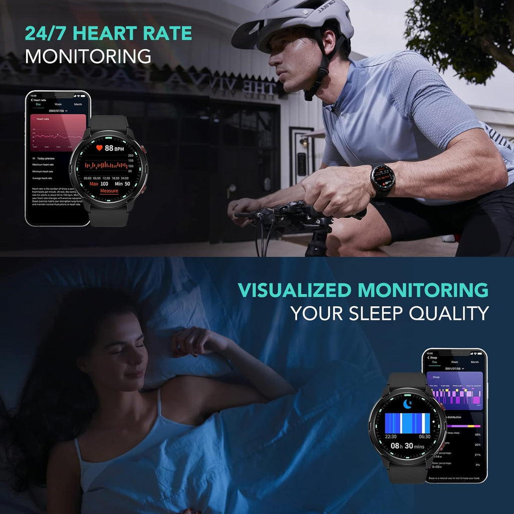 Smart Watch with GPS, Fitness Tracker, Heart Rate & Sleep Monitor U86893
