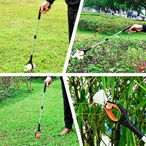 32 Inch Foldable Reacher Tool with Magnetic Grip and Rotating Jaw V877