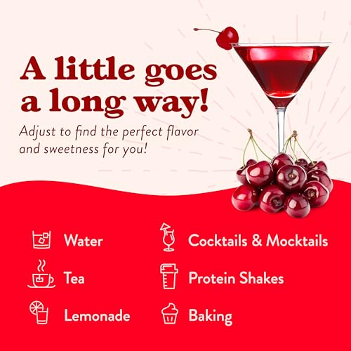 Sugar Free Raspberry Syrup Water Enhancer for Drinks, Zero Calorie, 25.4 Fl Oz, 2 Pack N583