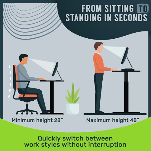 Electric Standing Desk Frame 60 x 24 Inch with Memory Settings L73466