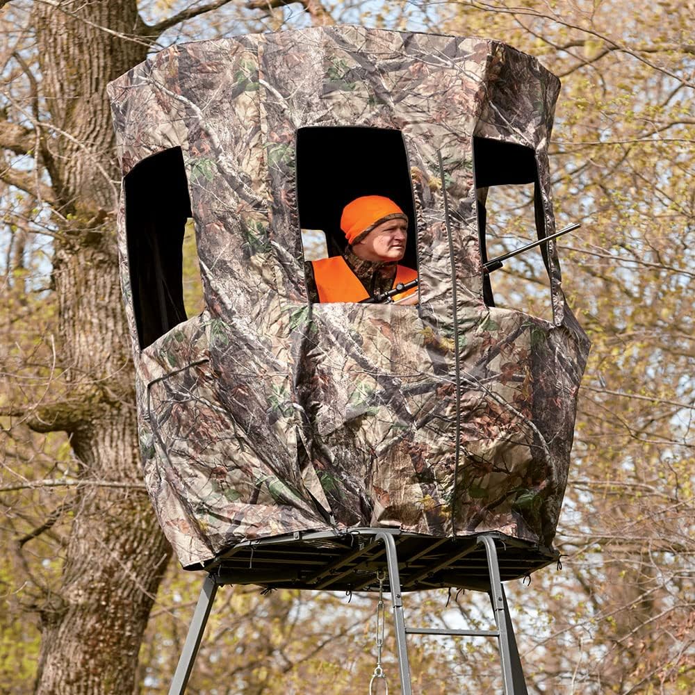 20' Tripod Hunting Deer Stand Cover, Camo A172368