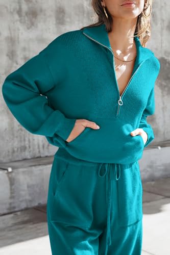 Women's 2 Piece Sweatshirt and Jogger Set D63216