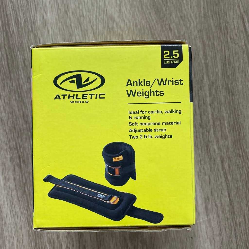 Ankle & Wrist Weights, 5lb Pair V8237