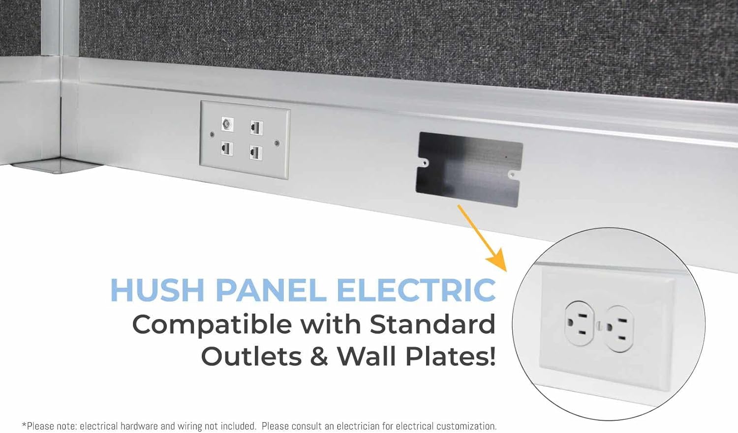 Electric Cubicle Workstation Divider Walls with Privacy Panels G95400