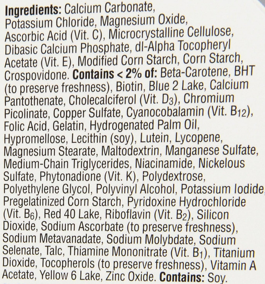 Multivitamin & Multimineral Supplement Tablets, 400 Count X396199