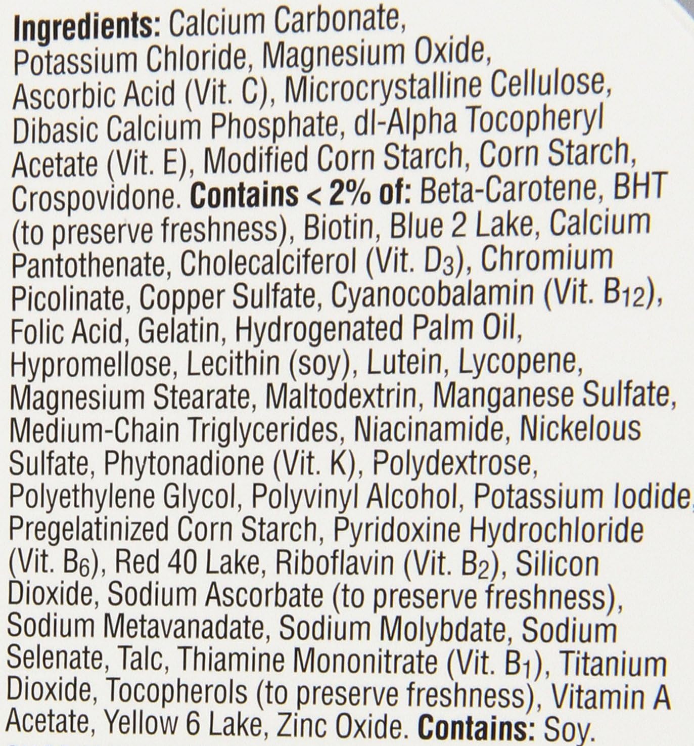 Multivitamin & Multimineral Supplement Tablets, 400 Count X396199