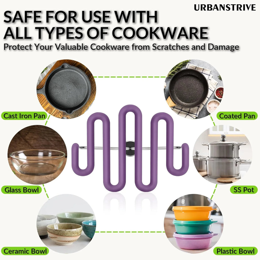 Silicone potato masher with stainless steel core J90741