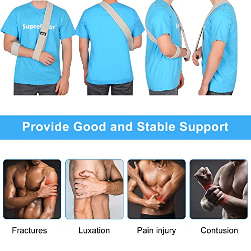Adjustable Arm Sling Shoulder Brace Immobilizer for Injury Support V910380