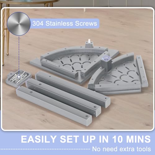 Corner Shower Stool with Storage Shelf and Adjustable Feet G806523