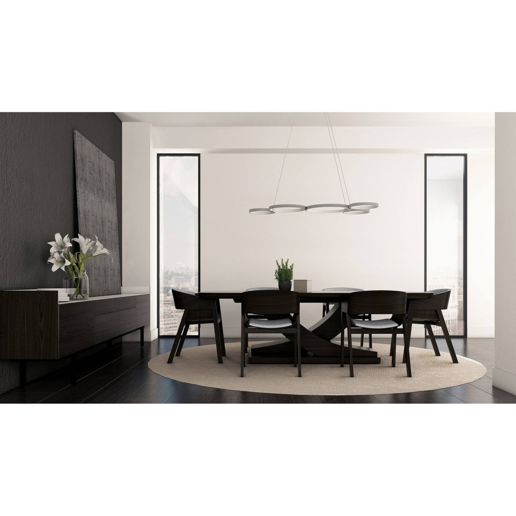 Modern Adjustable Multi-Ring LED Chandelier V7382