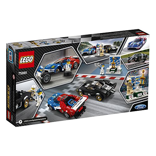 2016 GT & 1966 Ford GT40 Building Kit (366 Piece) J77728