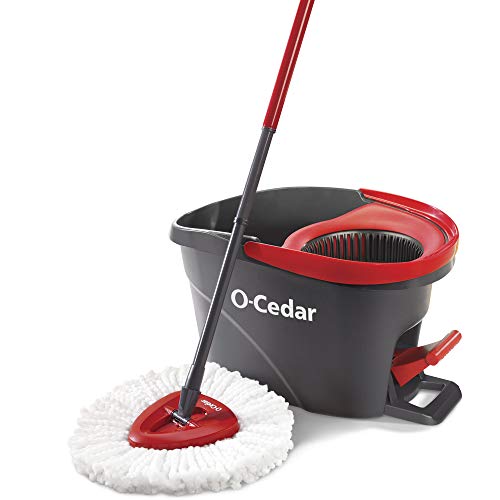 Microfiber Spin Mop & Bucket Floor Cleaning System with Hard Floor Cleaner B1173