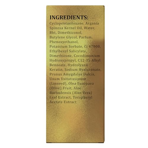 Hair Serum with Argan Oil, Anti-Frizz Leave-In Conditioner B806