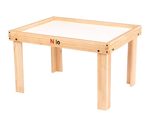 Kids Play Table Set with 2 Detachable Two-Sided Baseplates E466783
