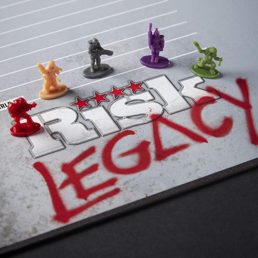 Risk Legacy Strategy Tabletop Game, Narrative Board Game for Ages 13 and Up, 3-5 Players P433