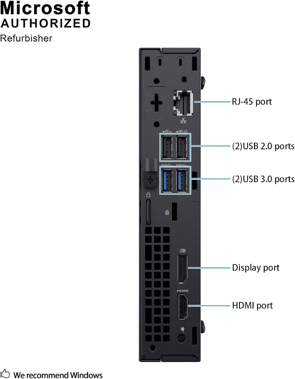 Micro PC with Intel Core i5, 8GB RAM, 256GB SSD N8397