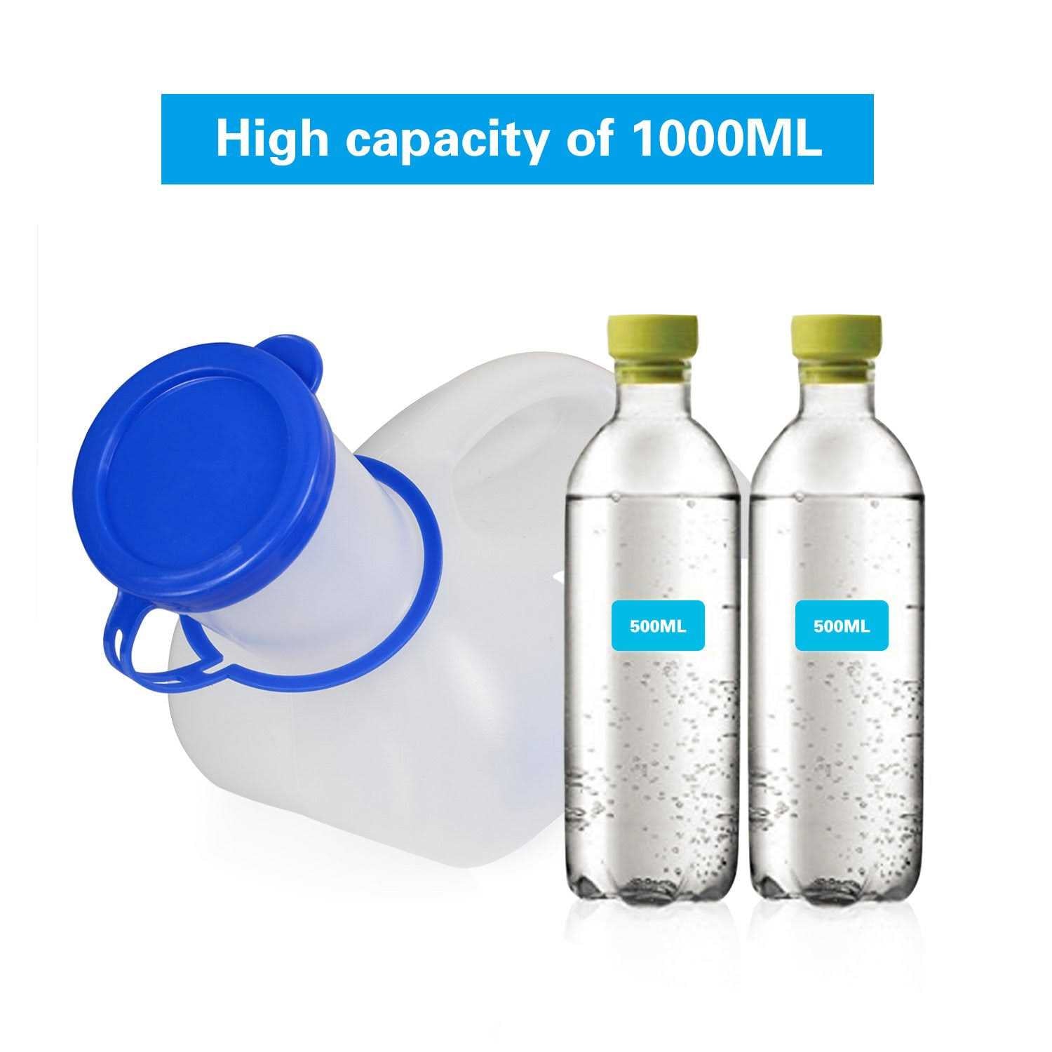 Portable Urinal with Sealed Lid and Funnel for Camping J872
