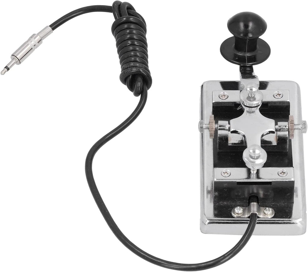 CW Telegraph Key Stainless Steel for Shortwave Radio Y88166