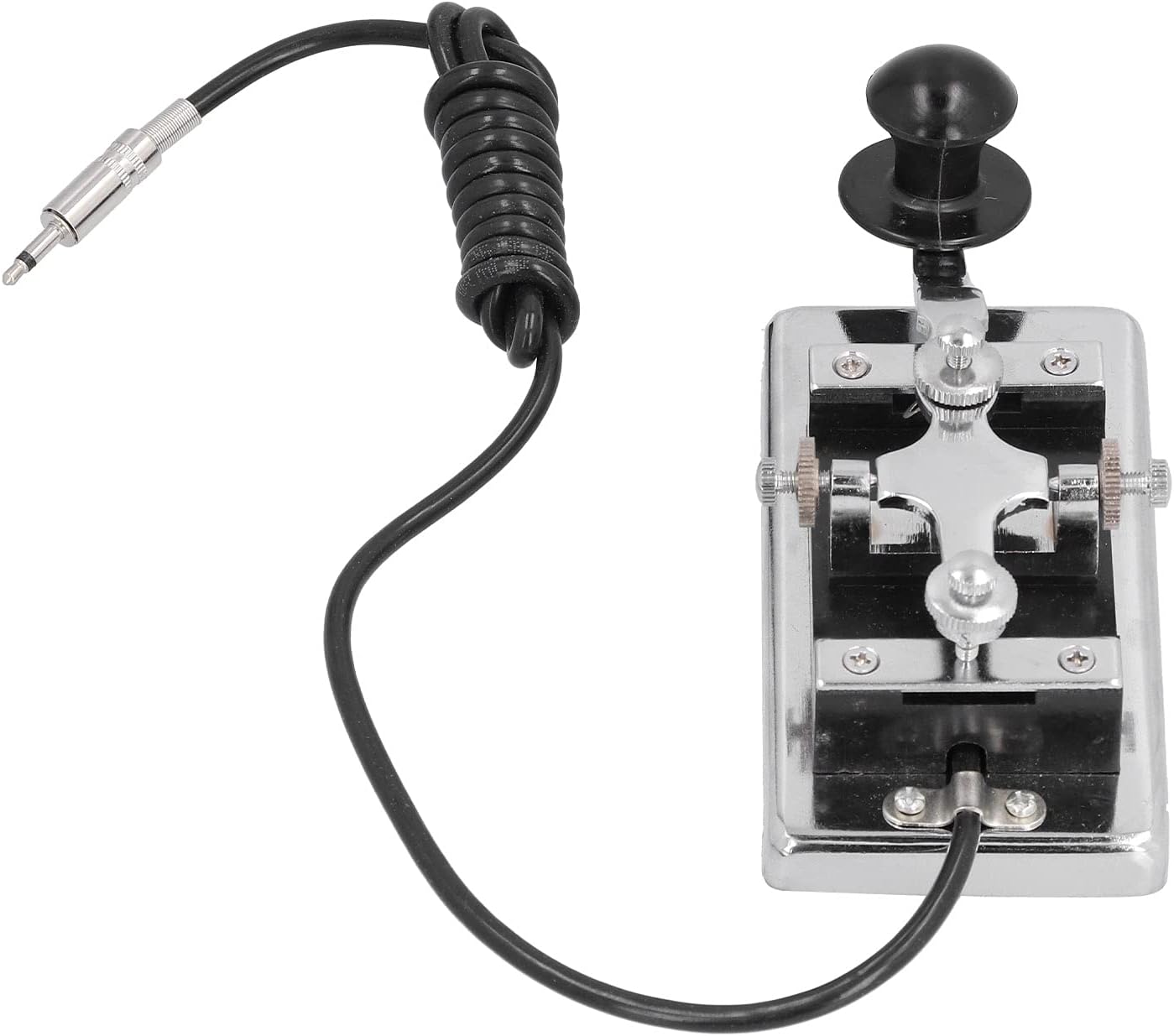 CW Telegraph Key Stainless Steel for Shortwave Radio Y88166