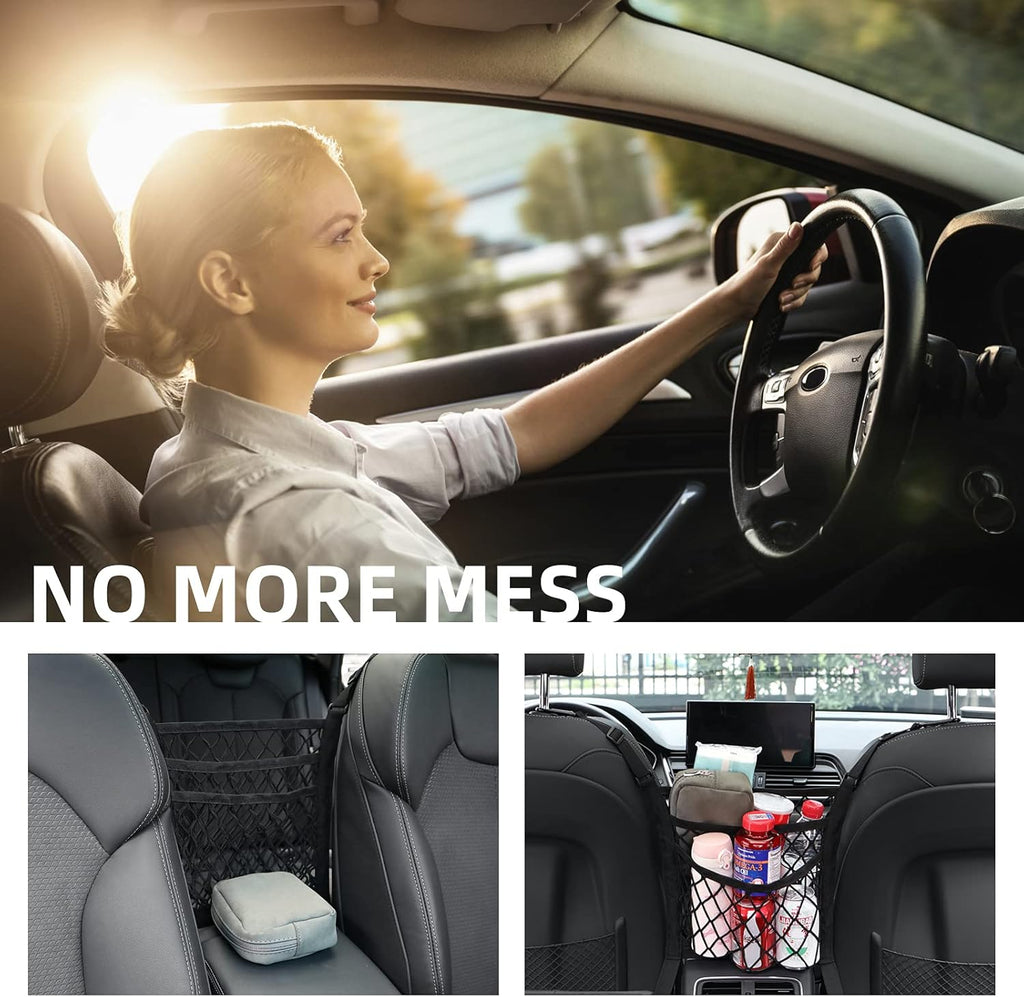 Car Rear Cargo Net for SUV Trunk Organizer F130