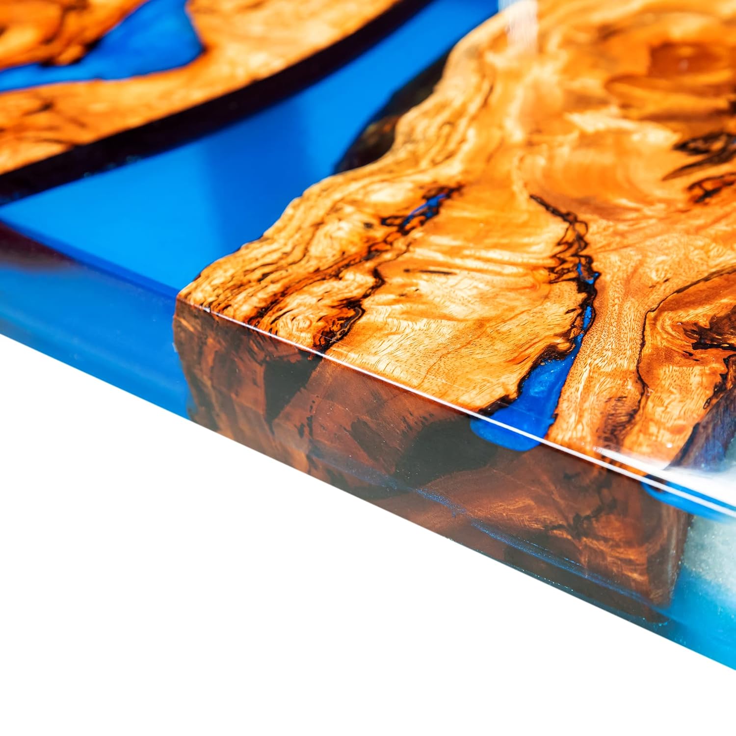 Epoxy Resin River Table for Home Office Dining H441