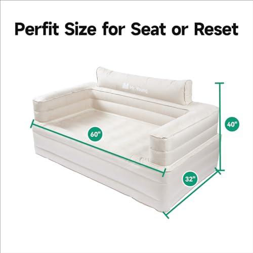 Inflatable Chair Sofa with Electric Pump for Camping Picnic Beach A526