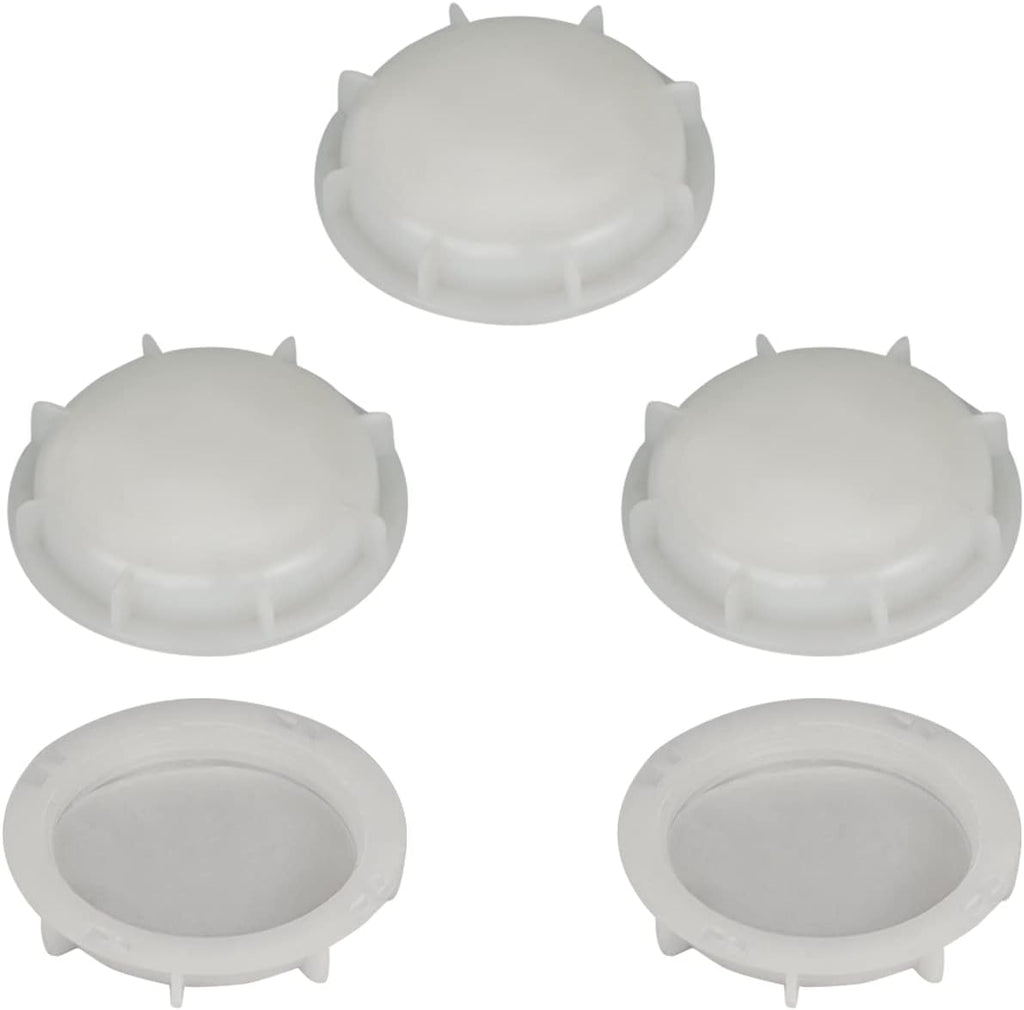 2inch IBC Tote Valve Dust Cap Water Tote Cover Lid Cap Fine Female Thread 58mm ID 5Pieces