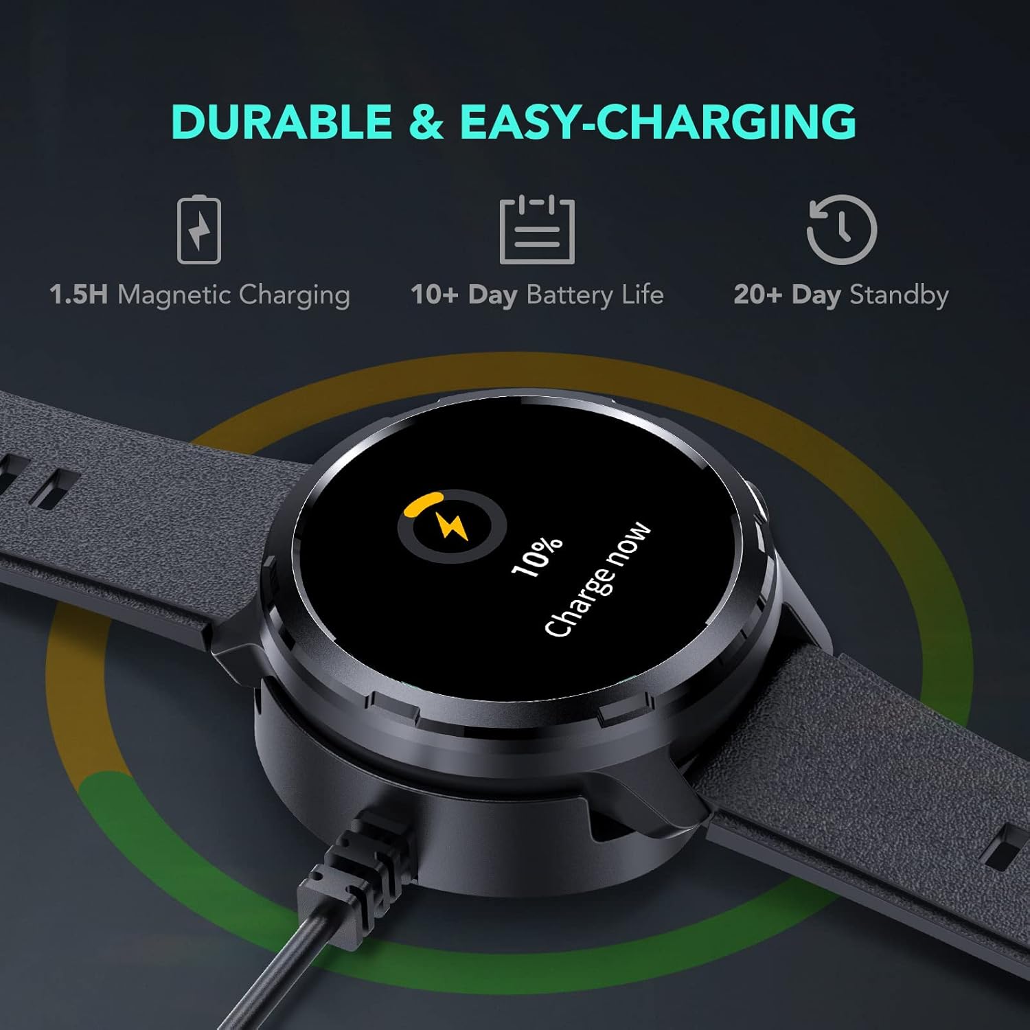 Smart Watch with GPS, Fitness Tracker, Heart Rate & Sleep Monitor U86893