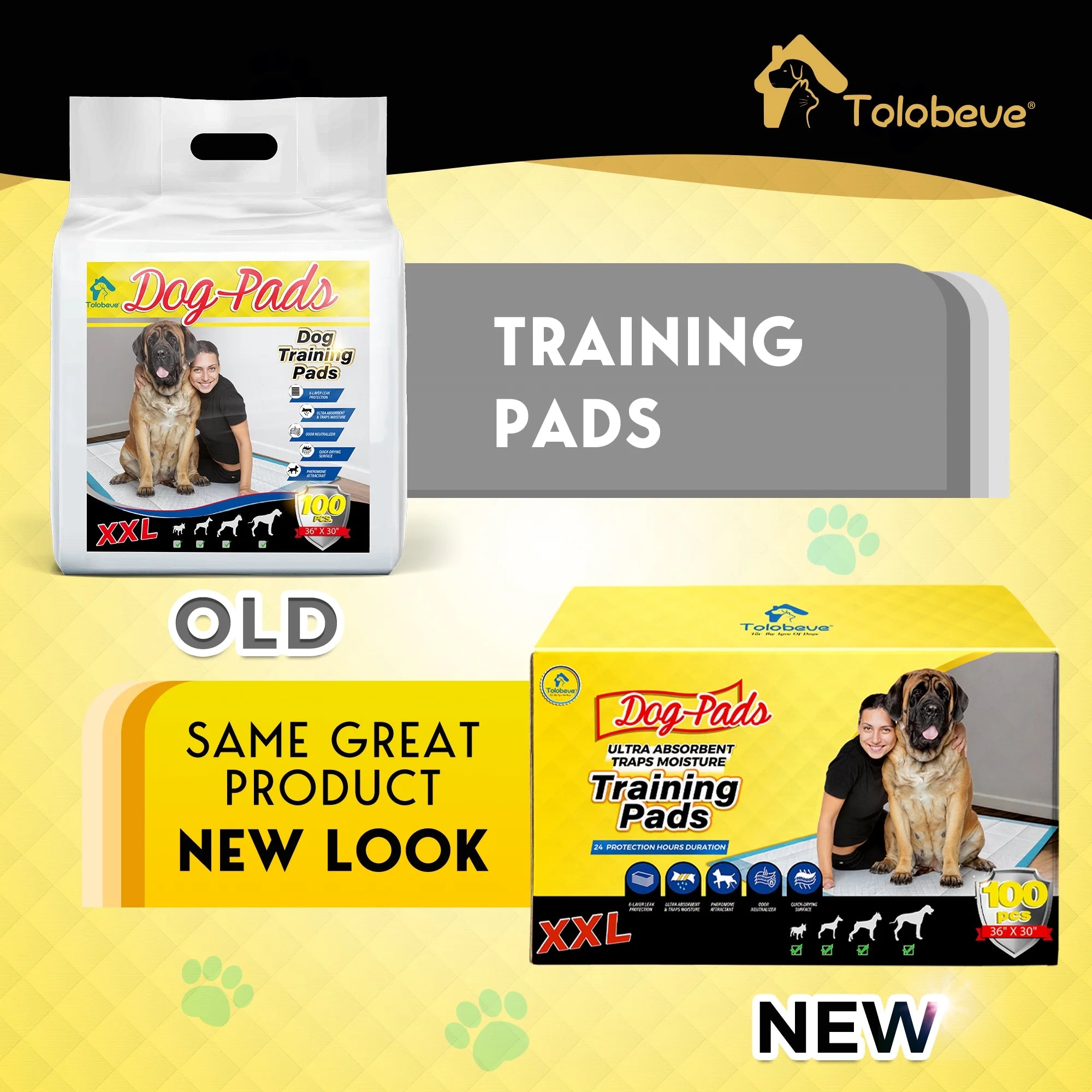 XXL Absorbent Dog Training Pads, 30x36 inch, 100 Count R287