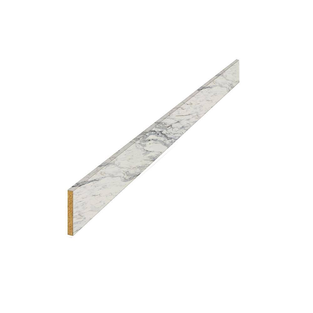 Laminate Countertop Kit 8 ft Calcutta Marble Valencia Edge R23996
