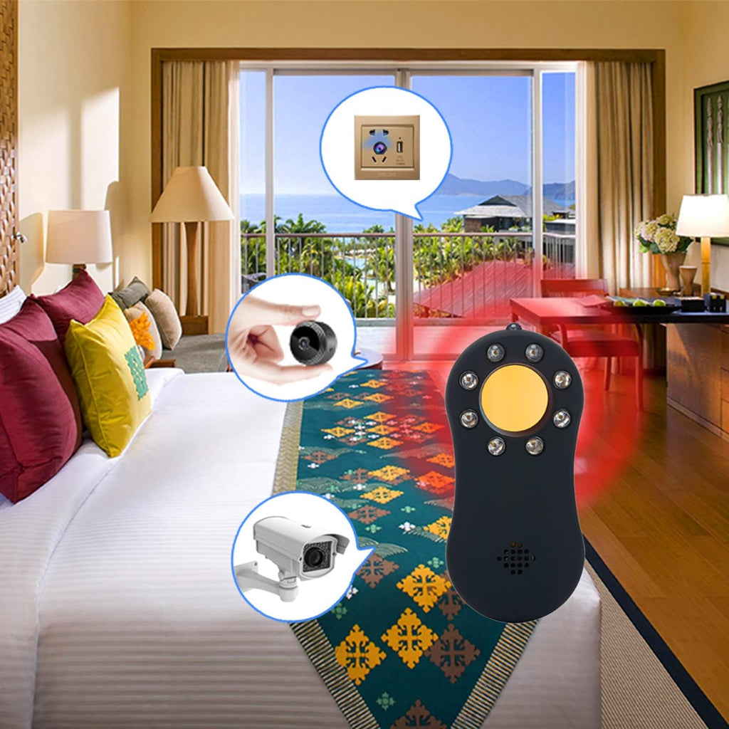 Hidden Camera Detector with Rechargeable Infrared Viewfinder, Mini LED Flashlight for Travel N38000