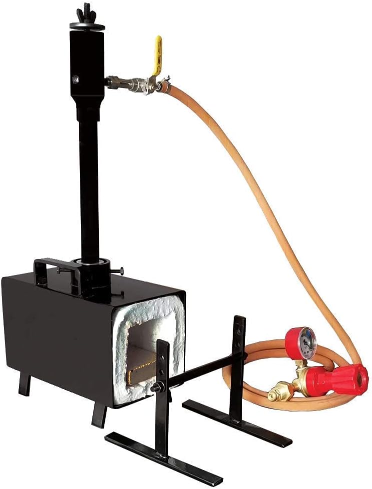 Portable Propane Gas Forge Single Burner with Stand C295