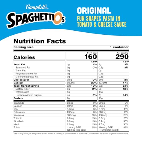 Canned Pasta, Star Wars Shapes, 15.8 oz Can (Pack of 6) A7789