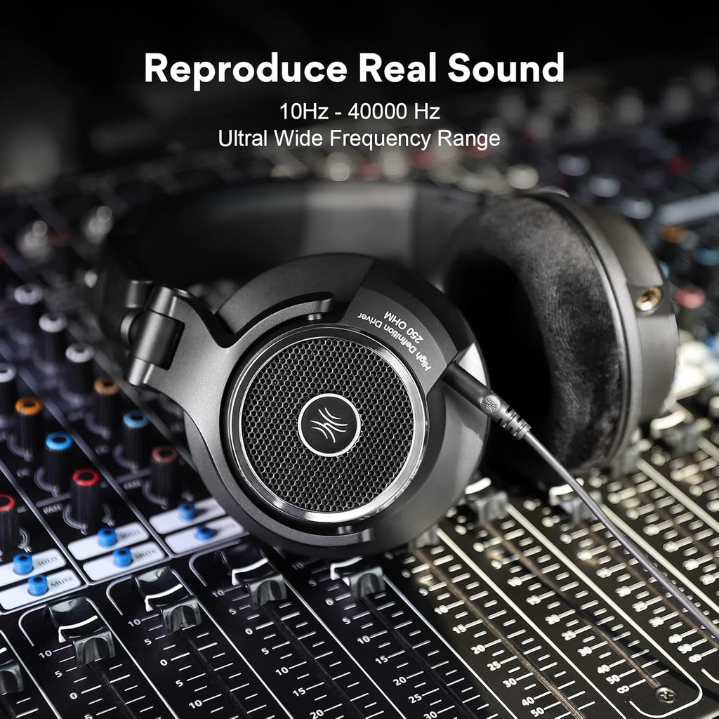 Open Back Studio Headphones for Mixing and Mastering, 250 Ohm L520