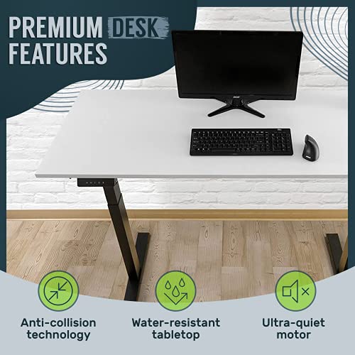 Electric Standing Desk Frame 60 x 24 Inch with Memory Settings L73466