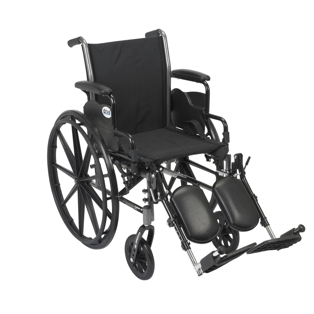 Lightweight Wheelchair with Flip Back Removable Arms L7744