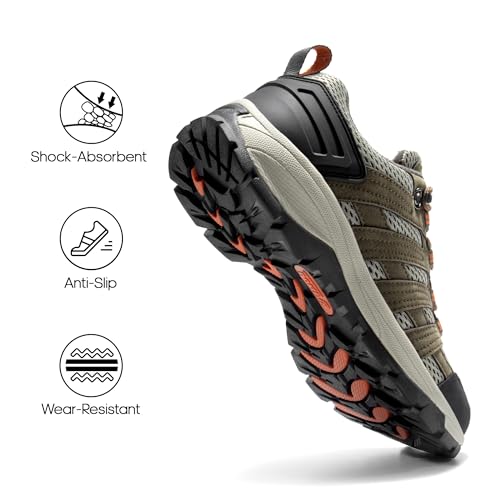 Women's Hiking Shoes Lightweight Breathable Mesh Walking Sneakers D29875