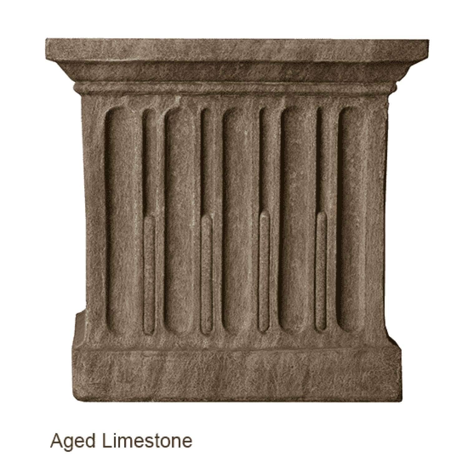 Yin Yang Stone Pedestal Birdbath T4546