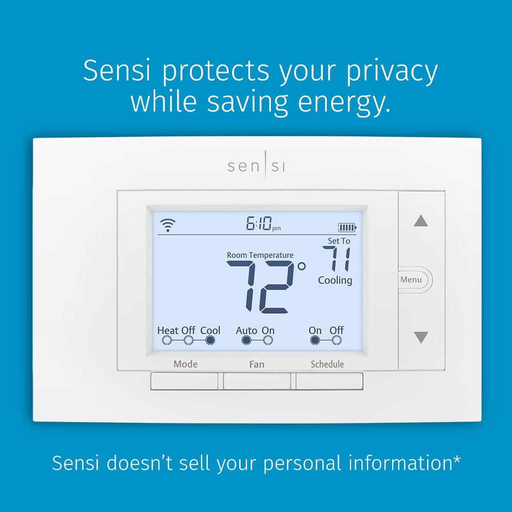 Smart Wi-Fi Thermostat for Smart Home, DIY, Works with Alexa, Energy Star Certified, 2-Pack Z813