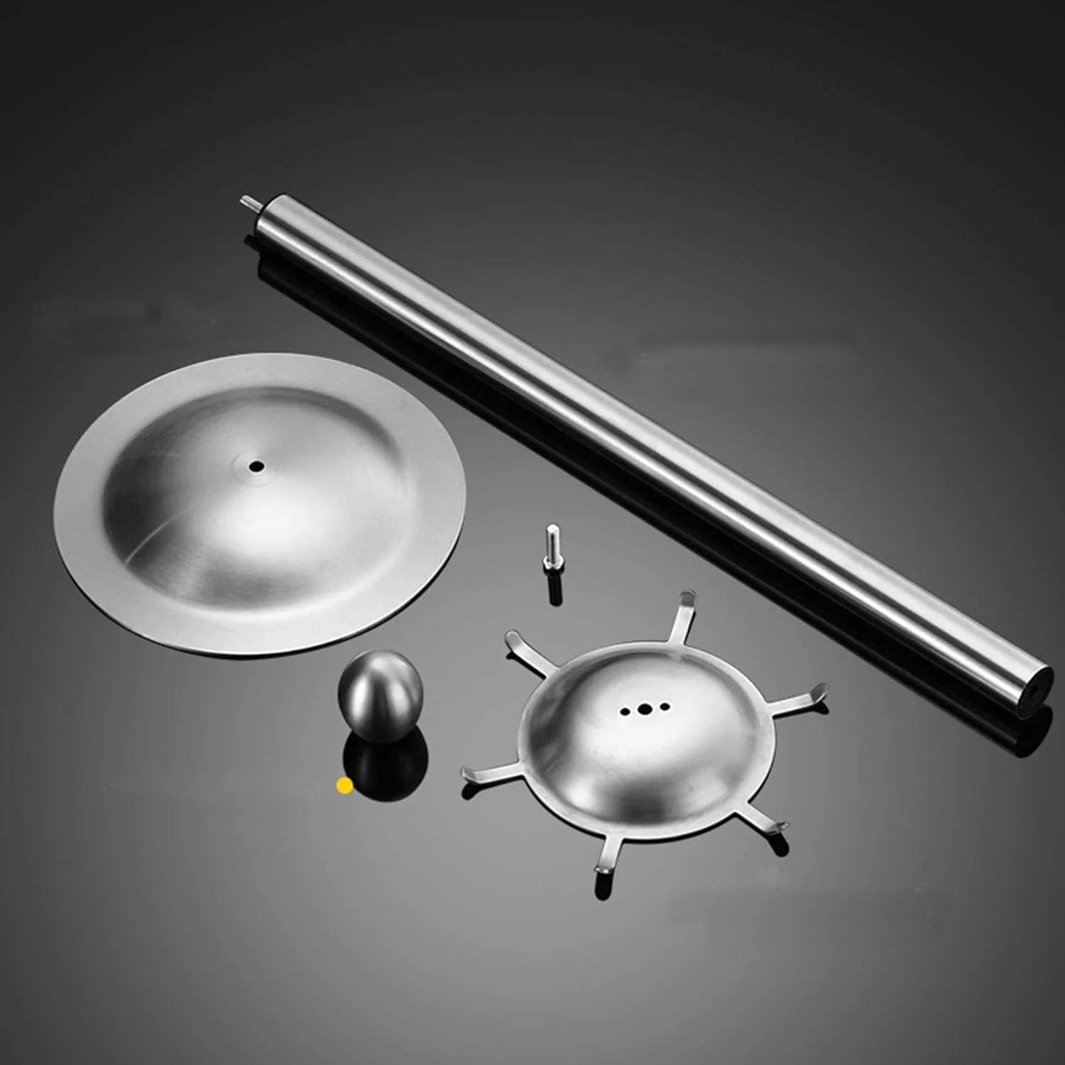 Stainless Steel Kitchen Utensils Set with Holder, 7 Pieces C569485