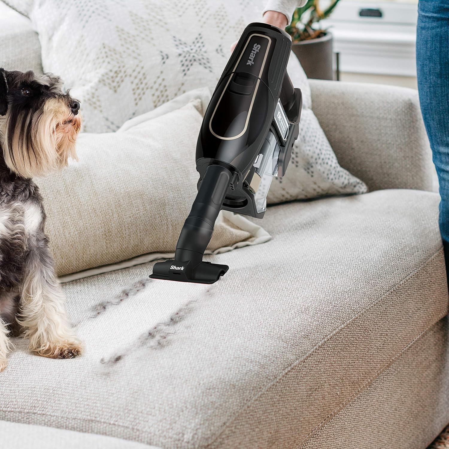 Cordless Stick Vacuum with Removable Batteries for Carpet and Hard Floor I48604