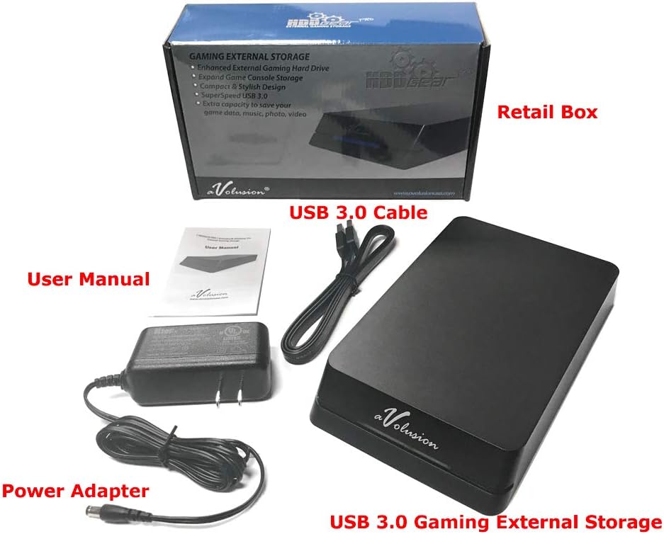 External Gaming Hard Drive 4TB USB 3.0 E62066