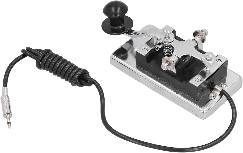 CW Telegraph Key Stainless Steel for Shortwave Radio Y88166