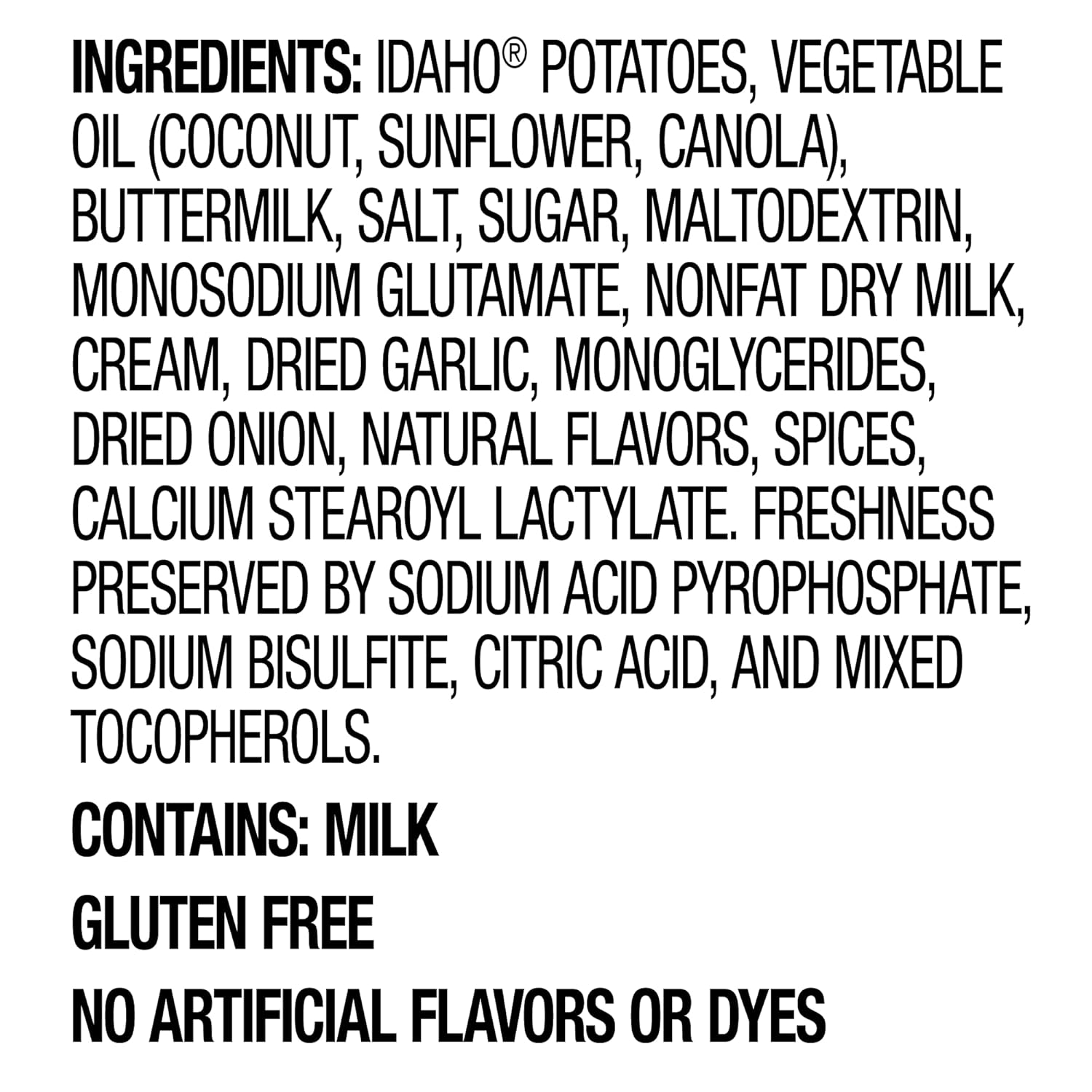 Seasoned Mashed Potatoes, 4 oz (Pack of 12) Z92427