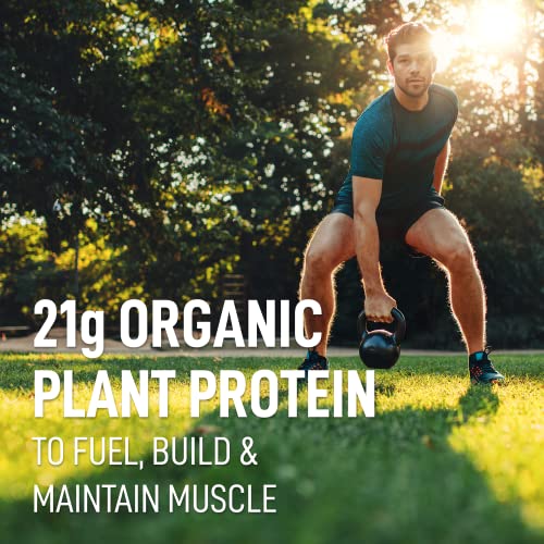 Organic Plant-Based Protein Powder, Natural Chocolate Flavor, 21g Protein N765