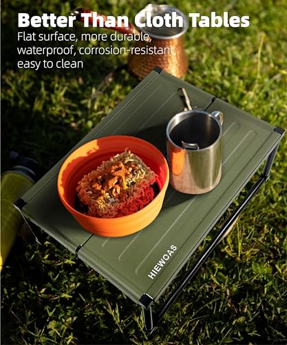 Ultralight Aluminum Folding Camping Table with Carry Bag Y226832