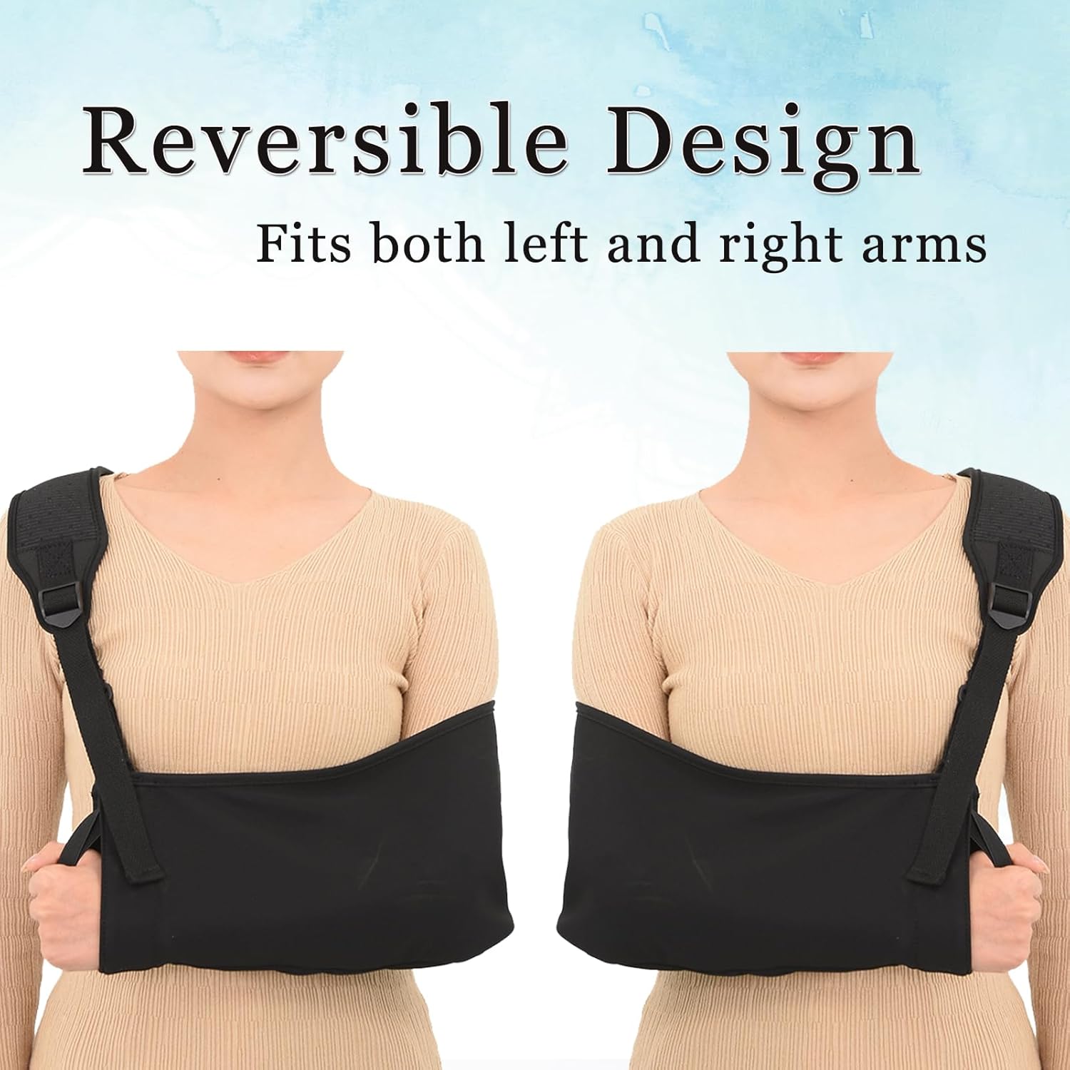 Arm Sling Shoulder Immobilizer Breathable Rotator Cuff Support Brace F217257