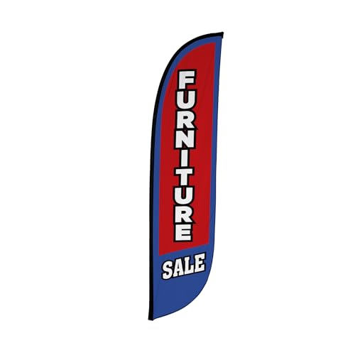 Feather Flag Pole Kit 12 ft with Fiberglass Pole and Ground Spike for Business Promotion X40651