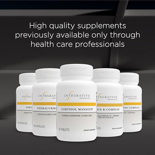 Cortisol Manager Supplement with Ashwagandha and L-Theanine for Relaxation and Sleep, 30 Tablets V327167