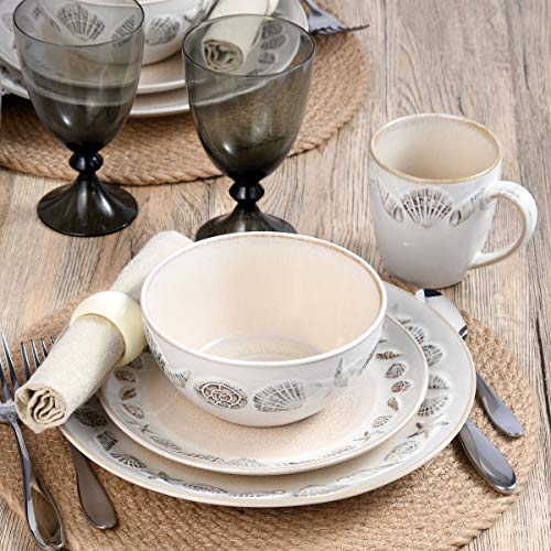 16-Piece Dinnerware Set, Beige R7820